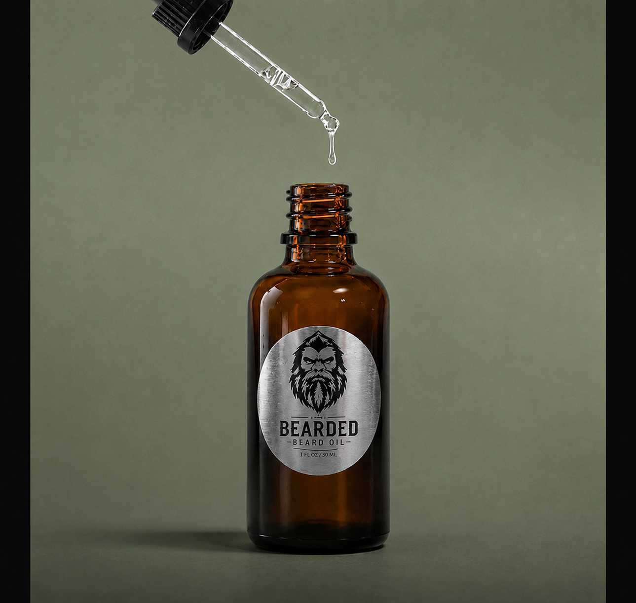 Green Cognac Beard Oil