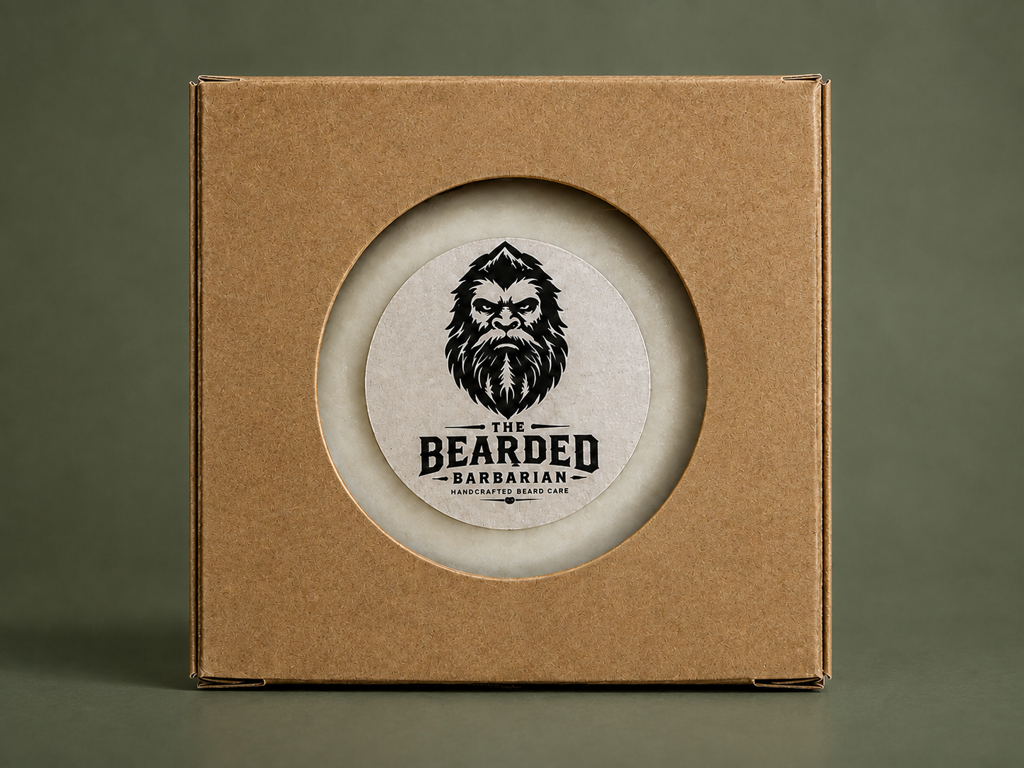 Green Cognac Beard Soap